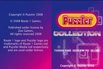 Puzzler Collection (Europe) screen shot title